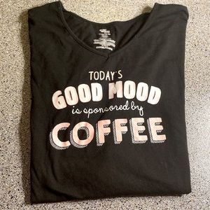 Today’s good mood is sponsored by coffee t-shirt.